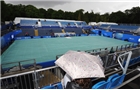 Rain delays play at Aegon Classic